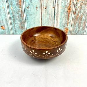 Cuenco para servir de diseño moderno al por mayor, cuenco de madera de alta calidad para sopa y cereales, catering diario, decorativo de madera natural - Product Image 3