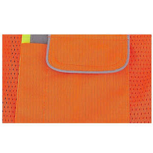 Work-wear <b>Reflective</b> Safety Vest with Pockets High Visibility Polyester <b>Material</b> Unisex Design High Quality - Product Image 3