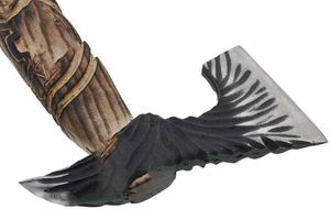 ขวานไวกิ้งพร้อมด้ามไม้ขวานเหล็กกล้าคาร์บอนสูงสำหรับตั้งแคมป์กลางแจ้ง - Product Image 6