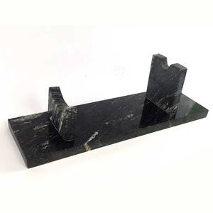 Support de bouteille de vin portable en marbre, soufflé à la main, durable, lavable au lave-vaisselle, décoration de luxe par Craft Exim - Product Image 4