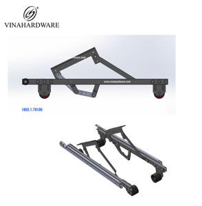 Hot item Việt Nam OEM Matte sofa màu đen nâng cánh tay một Thông Minh Giải pháp phần cứng cho ghế sofa hiện đại nâng bản lề Bảng điều chỉnh - Product Image 2