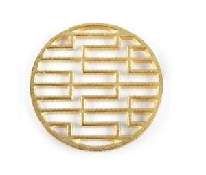 Modern <b>Silver</b> Leaf Trivet & <b>Placemats</b> New Heat Resistant Aluminium Decorative Table <b>Coasters</b> India-made Metal Pad - Product Image 2