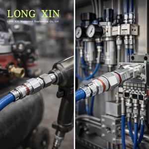 Connecteur rapide pneumatique en acier (forme hexagonale, zingué) Service de tournage et de fraisage pour d'autres applications. JHI-14SM - Product Image 6