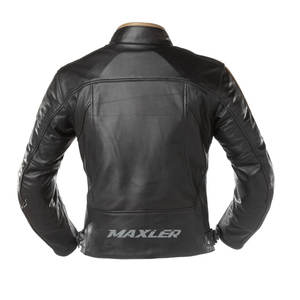 แจ็กเก็ตขี่มอเตอร์ไซค์หนังแท้สำหรับผู้ชาย, เสื้อโค้ทหนังวัวธรรมชาติปกตั้งมีซิปปิดสำหรับฤดูใบไม้ผลิฤดูใบไม้ร่วงฤดูหนาว - Product Image 2