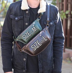 Sac de ceinture en cuir vintage taille hanche antivol personnalisable unisexe saint valentin cadeau LWB-0022 - Product Image 6