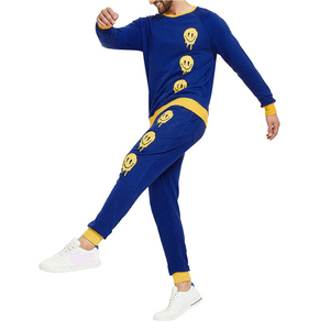 ชุดสตรีทแวร์คอกลมสำหรับผู้ชายปี 2026 ผ้าฟลีซคอตตอน 100% ทรงปกติ พิมพ์ลายได้ตามต้องการ น้ำหนัก 360 กรัม ระบายอากาศได้ดี แห้งเร็ว มีเชือกผูก - Product Image 2