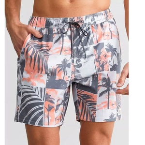 Wholesale Price 100% Polyester <b>Men's</b> Casual Printed <b>Shorts</b> <b>With</b> <b>Pockets</b> Mid Waist Canvas for Summer Beach Wear From BD - Product Image 6