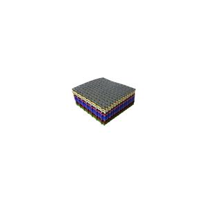 Pavimento in plastica ortopedica pavimento griglia tappetino da bagno modello a goccia 33x33x1,2 (9 pz)