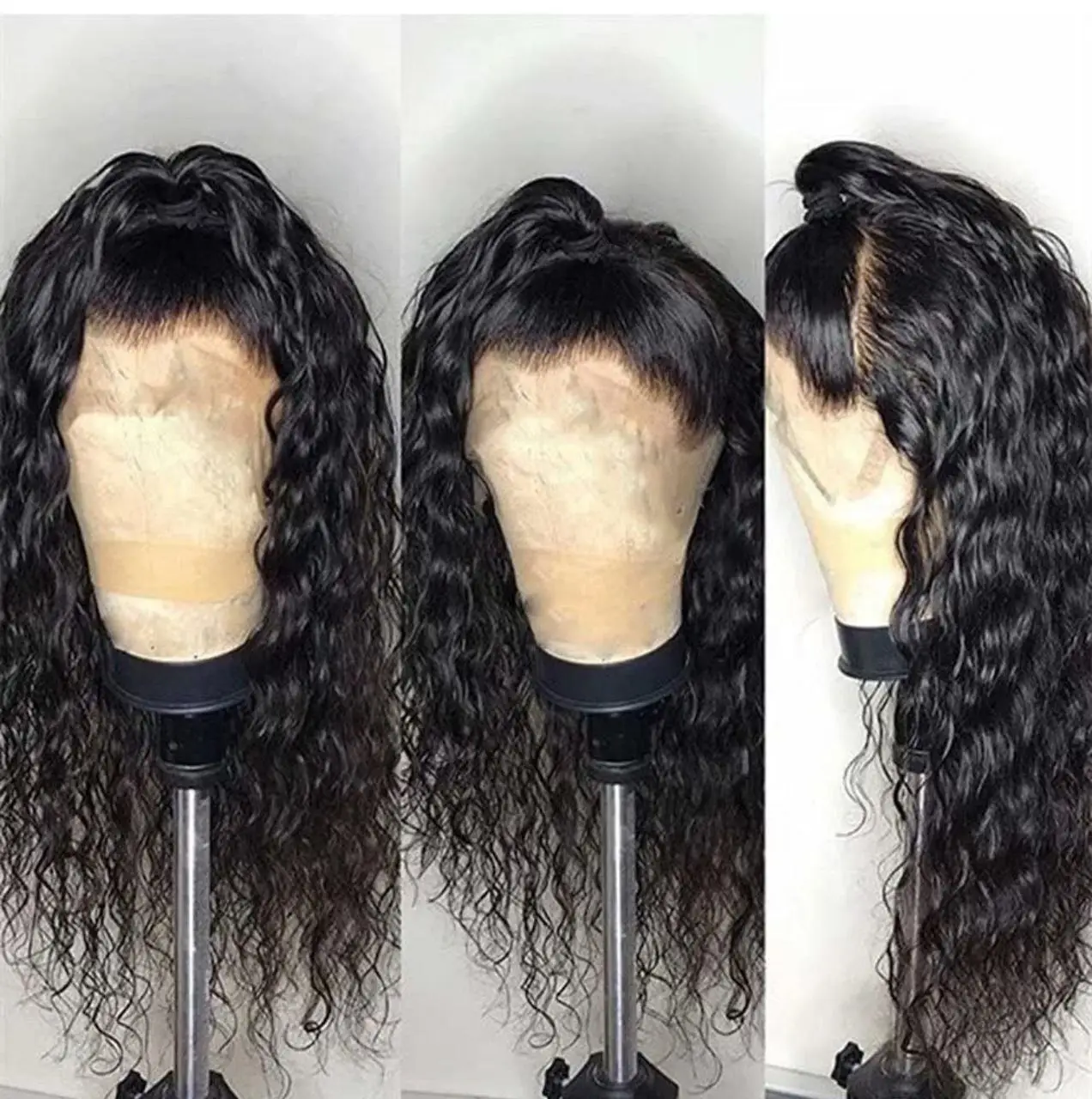 human hair lace front wig