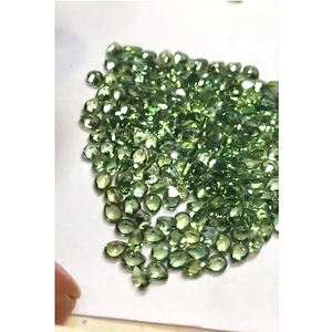 อัญมณีอะพาไทต์สีเขียวธรรมชาติ926ชิ้นลูกแพร์4X3 5x3มม. รูปวงรี3มม. 6X3มม. 192เรา $212 iroc อัญมณีหลวม - Product Image 4