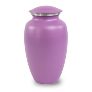 Urna de aluminio de estilo americano clásico para adultos Urna de cenizas funerarias conmemorativas de color azul duradero - Product Image 3