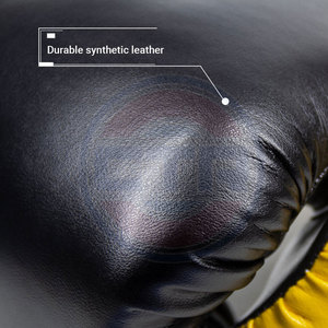 Gants de boxe professionnels en cuir PU de haute qualité avec écran tactile, couleurs et tailles personnalisables, logo sur mesure, longueur de poignet ajustable - Product Image 4