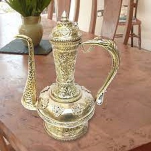 Ensemble de 3 tasses à thé et café en laiton, de conception arabe, fabricant indien - Product Image 6
