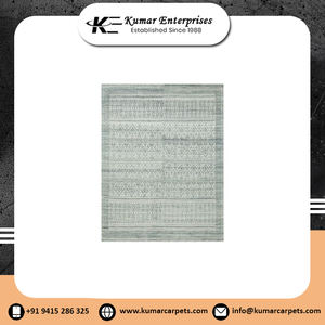 Tapis d'intérieur luxueux faits à la main, style mosaïque, grand, moelleux, en soie de bambou, antidérapant, ensembles de tapis à poils coupés brodés abstraits pour la maison et l'hôtel - Product Image 3