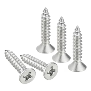 <b>Flat</b> Head Wood <b>Screw</b> Good Price Carbon Steel Steel Fasten Furniture Connector Bolts Ready to Ship From Vietnam Manufacturer - Product Image 3