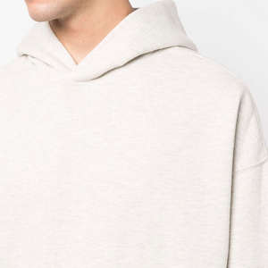 Sweats à capuche personnalisés pour hommes en coton avec poches aux épaules tombantes, sweat à capuche fonctionnel, pull oversize, sweats à capuche lourds pour hommes - Product Image 4