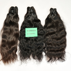 Extensions de Cheveux Humains Vietnamiens Vierges 100% Remy Couleur Noire Bouclés Bundle Traitement Non Chimique Lâche Vague Profonde Style Indien - Product Image 1