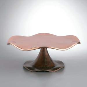 Premium Metal Curvy en forma de alta calidad decoración del hogar Mesa taza pastel soporte boda fiesta usada - Product Image 6