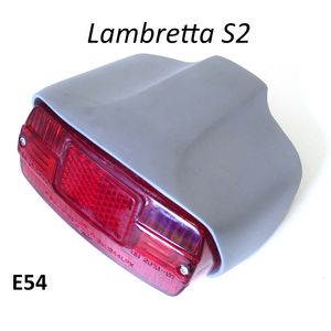 Ensemble complet de feux arrière pour Lambretta LI S2 + TV2 (Vers. 2 mi-chemins. '60 - 1961) - Product Image 1