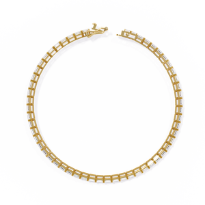 Fabulous 18K <b>Gold</b> Lab Grown Diamond Bracelet & <b>Bangle</b> - Product Image 2