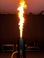 Machine à flammes de scène à feu réel 2-3M, tour hexagonale, télécommande DMX, effet d'impact puissant, entreprises de location d'événements professionnels