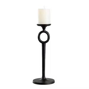 <b>Gold</b> Black Iron <b>Candle</b> Holders Modern Standing Metal <b>Stick</b> Holders for Table Decor Events Weddings Unique <b>Candle</b> Jar - Product Image 1