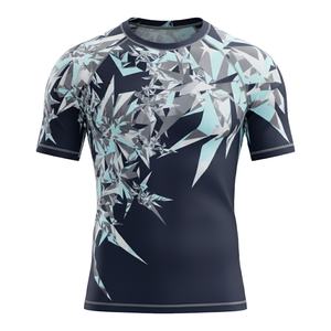 Camiseta de compresión sublimada personalizada para entrenamiento de MMA, BJJ, Jiu Jitsu No-Gi, para hombres, mujeres y niños, duradera, para natación, al por mayor. - Product Image 1