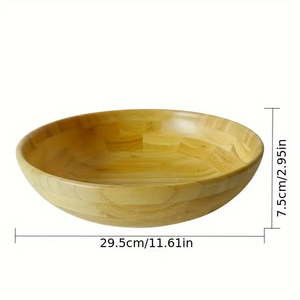 Ensaladera redonda grande de bambú, vajilla natural, decoración de presentación de comida atractiva, productos vietnamitas al por mayor ecológicos - Product Image 2
