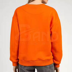 Sweat-shirts doublés pour femmes à manches longues, respirants, écologiques, 100% coton, logo sur le devant - Product Image 2