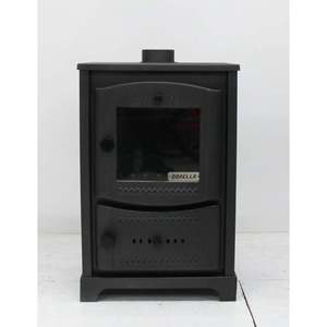 Estufa de Leña Independiente Dorello de Hierro Fundido, Chimenea sin Horno para Calefacción con Leña - Product Image 1