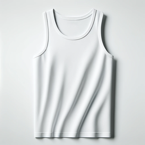 เสื้อกล้ามออกกำลังกายผ้าฝ้ายสแปนเด็กซ์เข้ารูปสำหรับผู้ชายระบายอากาศได้ดีเสื้อคอกลมผ้าสแปนเด็กซ์พิมพ์โลโก้เสื้อออกกำลังกายซักสบายๆแบบถัก - Product Image 6