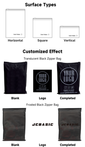 <span class=keywords><strong>Bolsas</strong></span> de Plástico Biodegradables con Cierre de Cremallera <span class=keywords><strong>para</strong></span> Empaque, Acabado Mate/Esmerilado Personalizado, <span class=keywords><strong>Bolsas</strong></span> con Cierre Zip Lock <span class=keywords><strong>para</strong></span> <span class=keywords><strong>Ropa</strong></span>, Camisetas y Trajes de Baño con Logotipo - Product Image 4