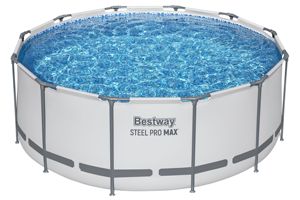 <span class=keywords><strong>Piscina</strong></span> Bestway 56420 de 12' X 48"/3.66m X 1.22m, <span class=keywords><strong>Piscina</strong></span> Familiar <span class=keywords><strong>Circular</strong></span> con Marco de PVC, <span class=keywords><strong>Piscina</strong></span> <span class=keywords><strong>Grande</strong></span> Elevada para Exteriores - Product Image 5