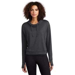 Sweat à capuche en polaire douce pour femme - Coupe ample, col rond, anti-boulochage et respirant, respectueux de l'environnement, manches longues avec trous pour les pouces - Product Image 3