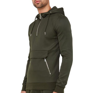 Sudaderas con capucha de algodón 100% para hombre de alta moda nuevo chándal con cremallera personalizado con logotipo bordado sudaderas de invierno MOQ 2 uds - Product Image 2