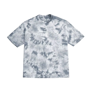 เสื้อยืดผู้ชายสีดำ คอตตอน 100% น้ำหนัก 200 กรัม ทรงโอเวอร์ไซส์ แขนสั้น ลายมัดย้อม คุณภาพสูง จากโรงงาน - Product Image 4