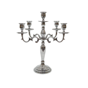 Nouvelle conception 5 bras en laiton candélabres meilleure qualité forme personnalisée candélabres centres de table au prix le plus bas - Product Image 6