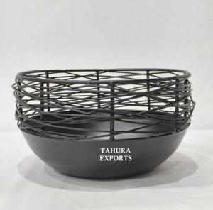 Canasta de Frutas Elegante, Moderna, Duradera, Clásica, con Diseño Aerado, Esculpida, con Alambre, Estilo Decorativo, Contenedor de Frutas Suave - Product Image 3