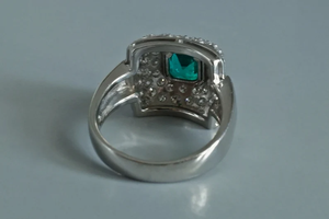 Bague unisexe en plaqué argent sterling 925 massif Bijoux de mode en acier inoxydable à la mode pour hommes et femmes - Product Image 2