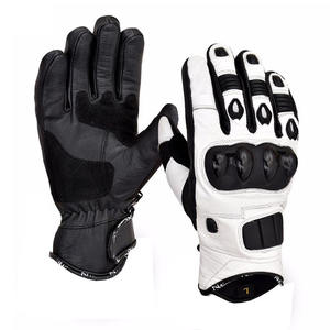 Gants de moto en cuir de haute qualité personnalisés pour les sports motorisés et la moto, parfaits pour l'été - Product Image 3