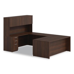 Alera AE1NZK-UF2472S, Serie Sevilla, Caoba, 72 Pulgadas X 24 Pulgadas X 29 Pulgadas Aparador con Archivadores HRG de Pedestal Izquierdo - Product Image 6