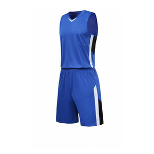 Uniforme de basket-ball de couleur unie sur mesure de haute qualité, dernière conception, matériau en polyester grande taille à vendre - Product Image 2