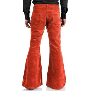 กางเกงผ้าลูกฟูกของผู้ชายทรงโค้งตรงทรงหลวมโอเวอร์ไซซ์ผ้าฝ้าย100% ฮิปฮอปออกแบบได้ตามต้องการ - Product Image 5