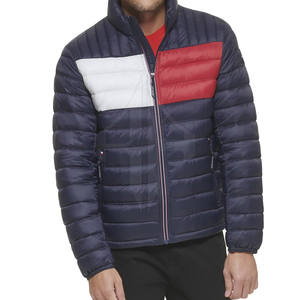 Chaqueta acolchada de poliéster de invierno de calle alta para hombre, estilo de lona impermeable para exteriores con logotipo personalizado al por mayor - Product Image 5