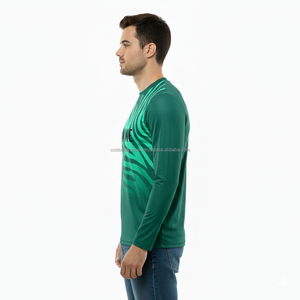 Camisetas Personalizadas de Manga Larga con Cuello Redondo 100% Algodón para Hombre y Mujer, Estilo Casual, Talla Grande, al por Mayor, 220G, Tejido de Punto Liso, con Logotipo Impreso - Product Image 6