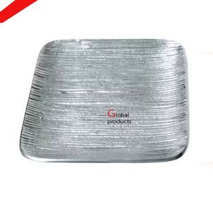 Plateau de service en aluminium et métal fini argent avec design de feuille de meilleure qualité pour la maison, le restaurant et le bar de l'hôtel - Product Image 4