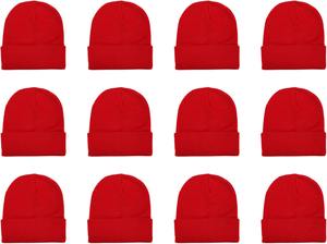 Sialkot Made Jacquard <b>100</b>% <b>Wool</b> Beanie Hats Soft Knit Winter OEM Beanies Warm Winter Bulk Lot for Beach Wear - Product Image 3