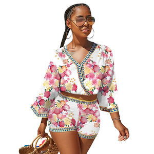 Sudadera con capucha y pantalones cortos para mujer, chándal liso, ropa de calle, traje deportivo, conjunto de pantalones cortos de entrenamiento, moda de verano 2020 - Product Image 5