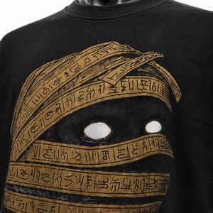 Men's <b>Black</b> Oversized Sporty <b>T</b>-<b>Shirt</b> with Digital Printing Short Sleeve O-Neck Street Style Eco-Friendly Cotton Jersey Fabric - Product Image 6