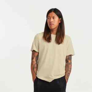 Vente en gros Ensemble t-shirt et pantalon en coton personnalisable pour hommes, manches courtes, tricot uni, tenue décontracté, pantalon assorti et personnalisable - Product Image 2